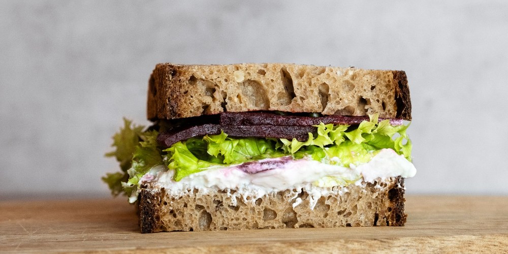 Vegetarisch – belegte Dinkel-Sauerteigbrote