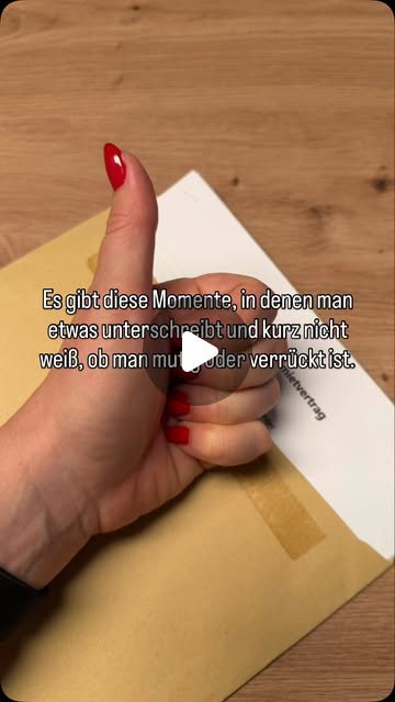 Die Unterschrift – Mietvertrag unterschrieben